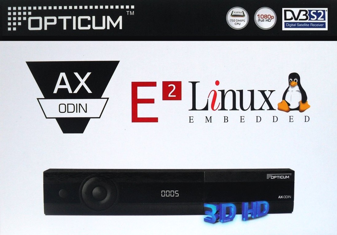 Opticum HD AX-ODiN E2 Linux HDTV Sat Receiver