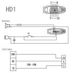 GP328 Anschluss beim HD1