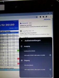 Sound mit USB vom FT991A am Medion S2015
