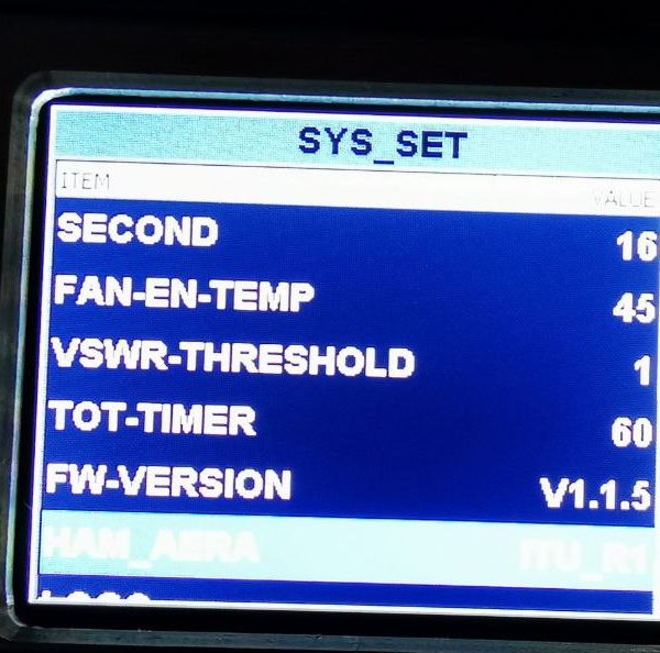 AilunceHS2: FW V1.1.5 unterstützt ITU-Auswahl